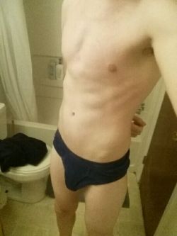 awesomo400:  I love the jealous looks I get showing off my big juicy bulge as I go about my day. Little do they know, it’s caused by my caged dicklet and swollen balls.