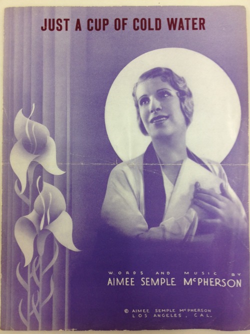 songsinkeyofla:L.A.’s most notorious evangelist, Aimee Semple McPherson, the founder of the Angelus 