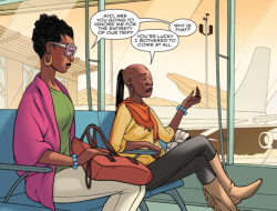 maxximoffed: For the next little while, let’s forget about T’challa and Wakanda and all the destruction we have faced. Let’s forget about duty. For the next little while, let’s just be together. Black Panther: World of Wakanda #3 