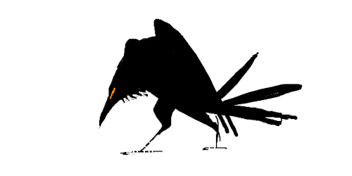 bobthedragon:little halloween bird I made on toonator last night!! hope everyone had fun!