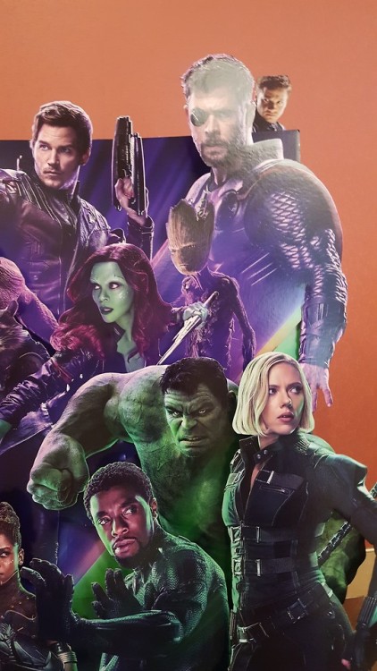 seachick:Shout out to whoever taped Hawkeye to the back of the Infinity War standee in the theater