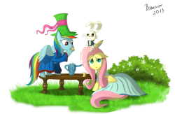 madame-fluttershy:  Wonderland by ~Bonaxor  &lt;3