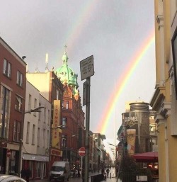 dragonhowell:  the day gay marriage was legalized in ireland and the white house today god truly has spoken