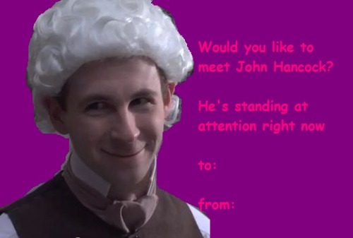 myreticentvale:so i made some presidential valentines…… bringing this back be