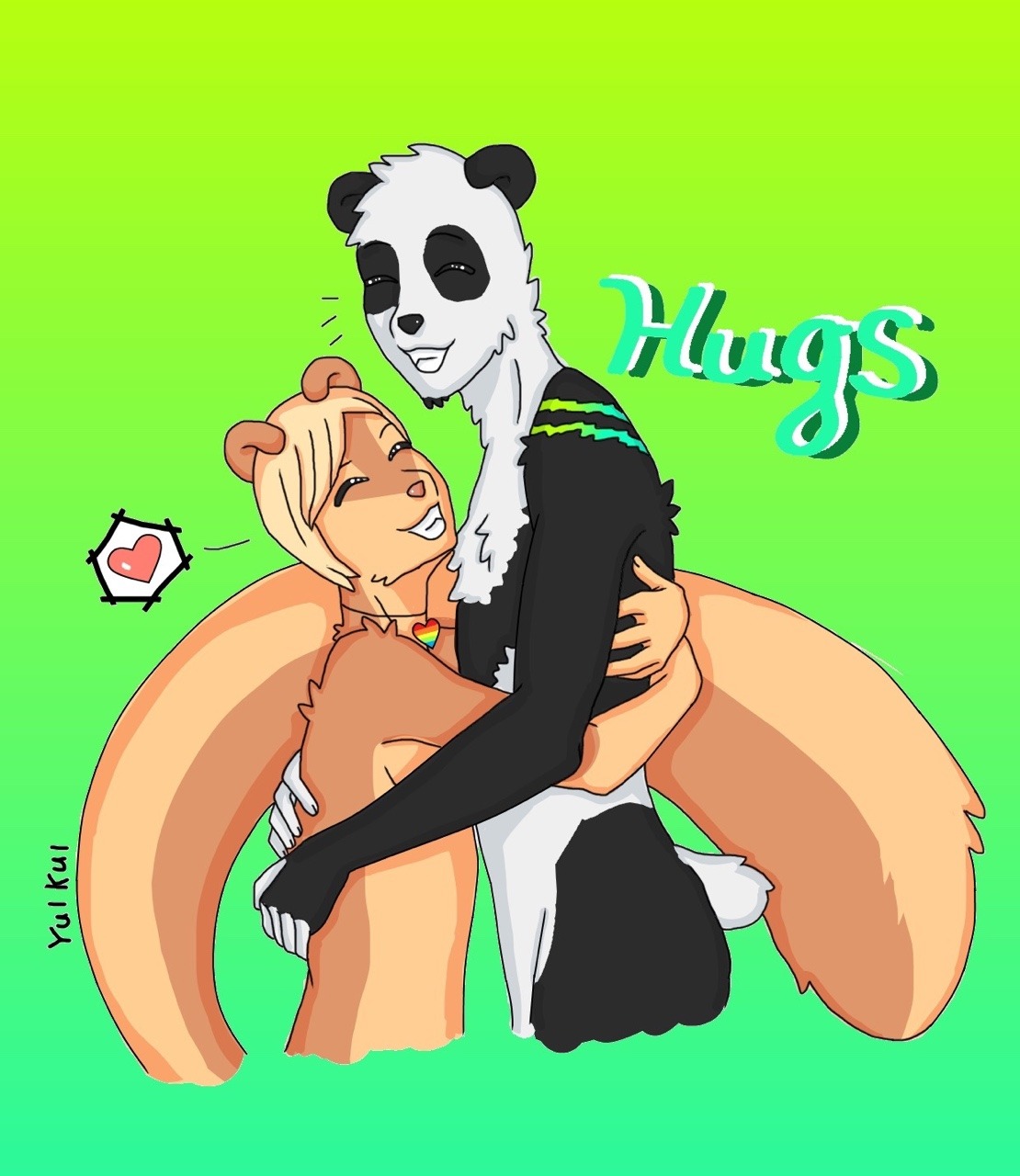 Found this old fanart piece I saved a friend made of myself and them- which reminded