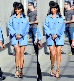 hellyeahrihannafenty: Rihanna arriving at