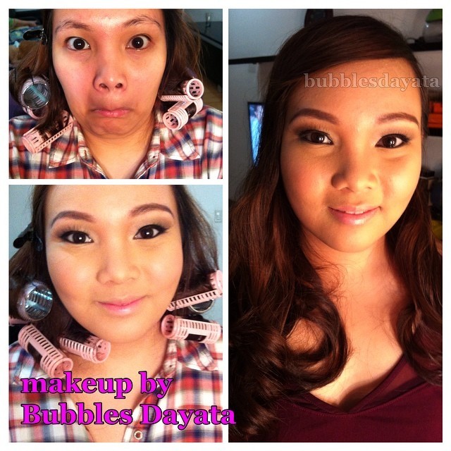 a COOLet #beforeandafter pic.. yay! teehee..😉😘 makeup for Nikole @nikoledelene 💋❤
Makeup by Bubbles Dayata
Hair by Smile Moquia
#MUA #makeupartist #professional #freelance #makeup #joblove #blessings #thankful #BubbleGlam #bubblesdayata...