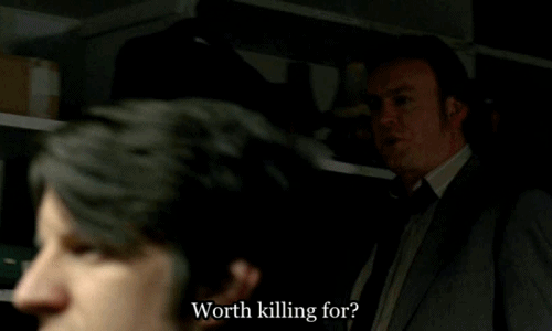 gallifreylove:You make it sound like a war.Yeah, well maybe it is.
