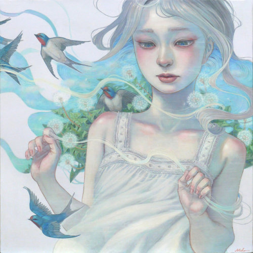 supersonicart:  Miho Hirano’s “The Beauties of Nature” at Corey Helford.Currently on view at Corey Helford Gallery in Los Angeles, California is artist Miho Hirano’s devastatingly gorgeous exhibition, “The Beauties of Nature.”Hirano’s