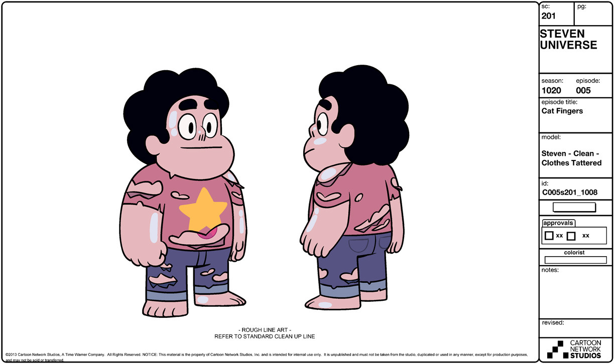 A selection of Character, Prop, and Effect designs from the Steven Universe episode: