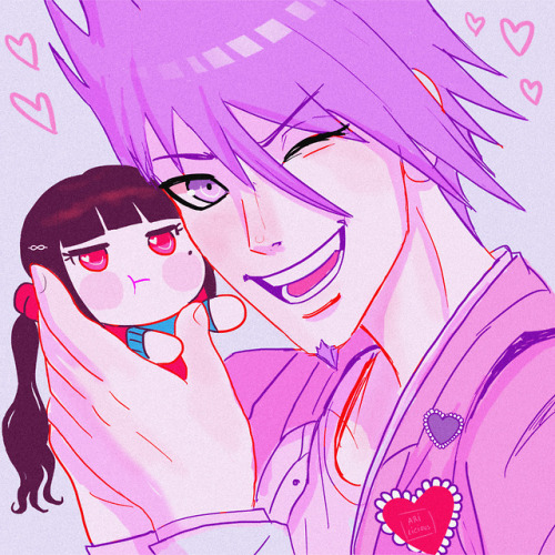 missariliciousart:Super fast Valentine tiny gift for my momoharu ppl! I love you all so much! ❤️