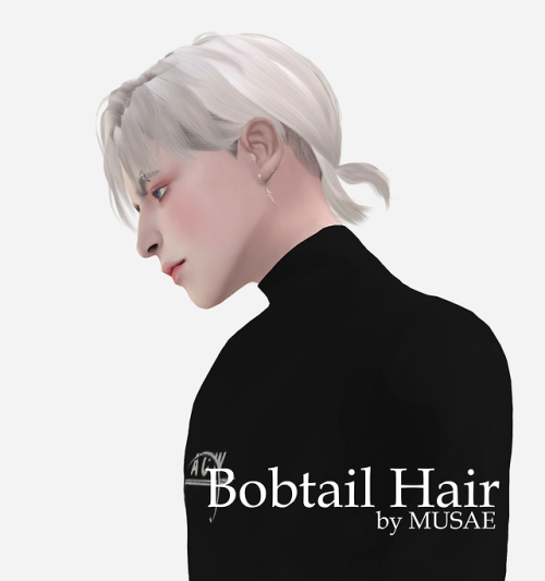 effiethejay:  Bobtail Hair for ts4  *new mesh* Mesh by me Hair texture by @mmsims   38 Swatches / Ha