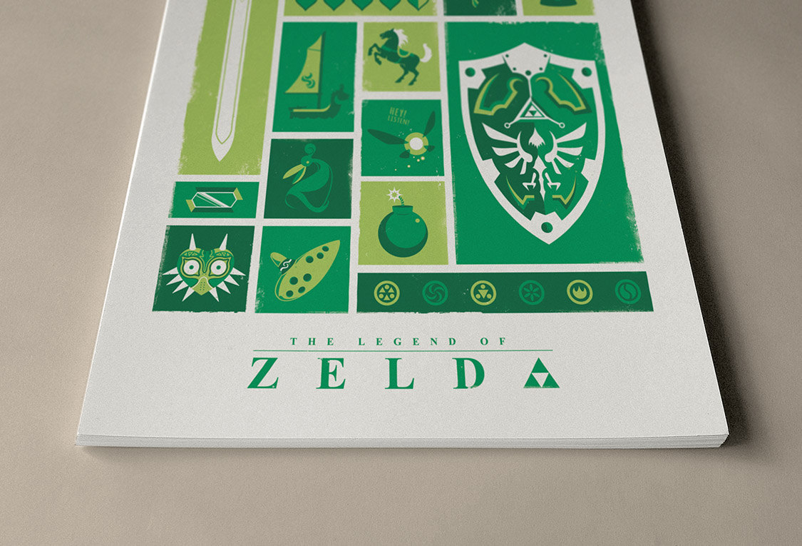 pixalry:  The Legend of Zelda - Created by Jeff Langevin Available for sale at his Etsy