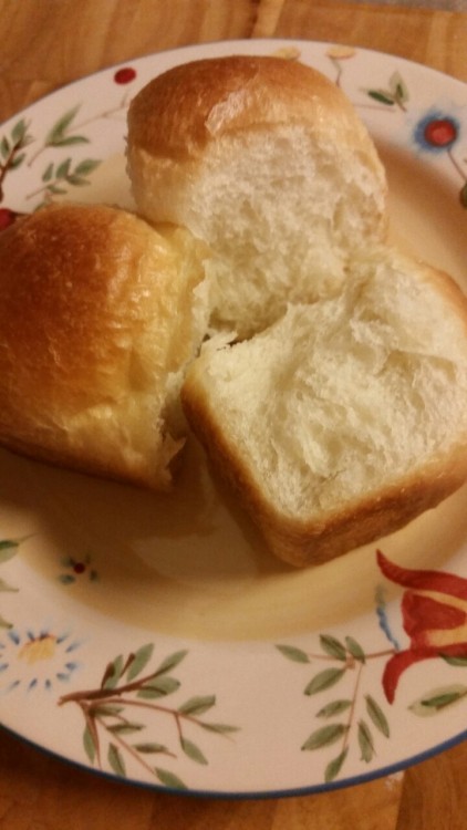 Porn photo Yeah, that happened. Homemade yeast rolls.