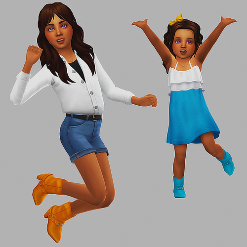 iliketodissectsims:@ilovesaramoonkids wanted these madlen shoes in Vibrancy Basic and so i delivered