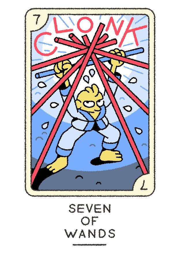 joe-sparrow:  Another tarot tuesday! This week it’s the Nine of Wands.The sequence