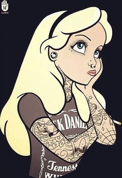 exotixa:  Reblog or Love for “PUNK DISNEY” ~Source: www.facebook.com/LikeForPunkDisney