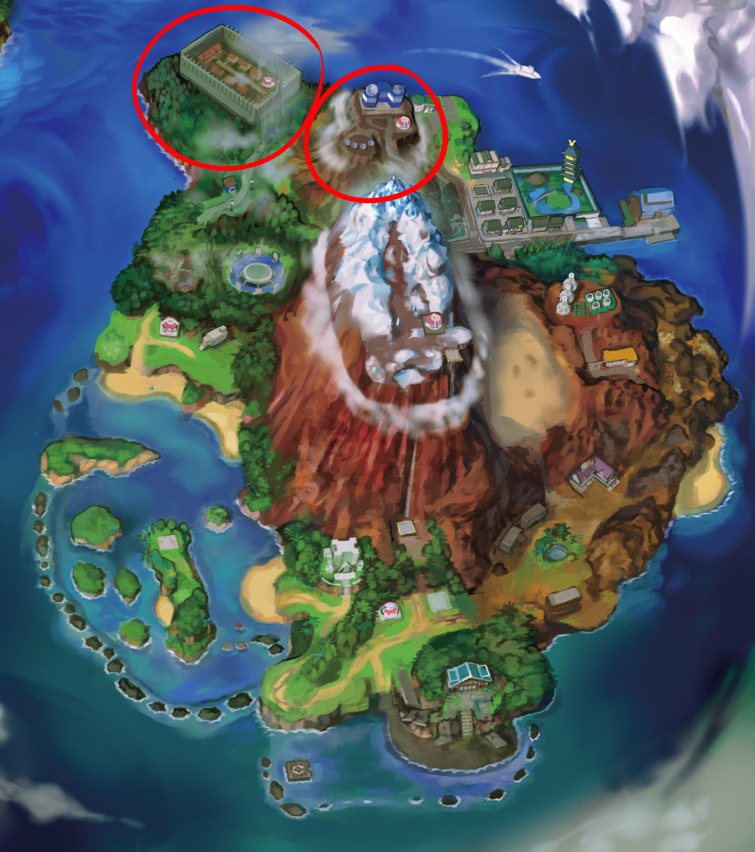 Ula’Ula island in the Anime vs. Ula’Ula island in the games