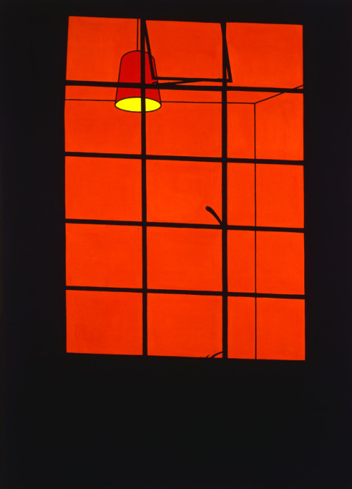 sulphuriclike:Patrick Caulfield_Lit Window_1969Museu Coleção Berardo, Belém/Lisboa