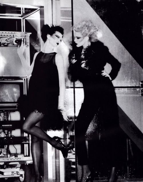 lelaid:Shalom Harlow &amp; Nadja Auermann by Steven Meisel for Anne Klein F/W 1994