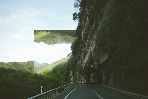 taktophoto:  Geometric Reflections in Landscapes Create Abstract Realities