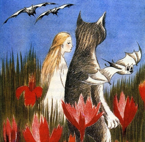 One Of My Favourite Illustrators Of Alice In Wonderland - Tove Jansson's Style Captures The Strange Fantasy