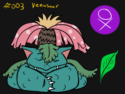 Badly Drawn Pokemon Challenge #3 of 898Venusaur