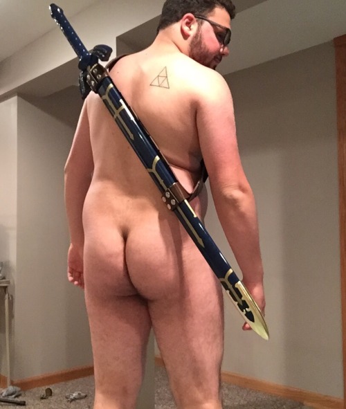 acman39:  I saw a post on Reddit of someone posing with their Master Sword and decided to give it a try. Hopefully Zelda doesn’t mind being saved by someone who lacks green clothing.