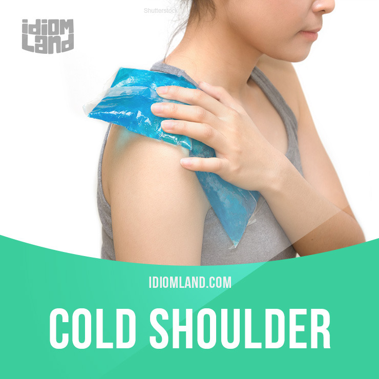 “Give someone the cold shoulder” means “to be unfriendly to someone”.
Example: I think you should stop giving Jeff the cold shoulder. I know he upset you but he’s really sorry and he wants to be your friend again.
Origin: This idiom originated in the...