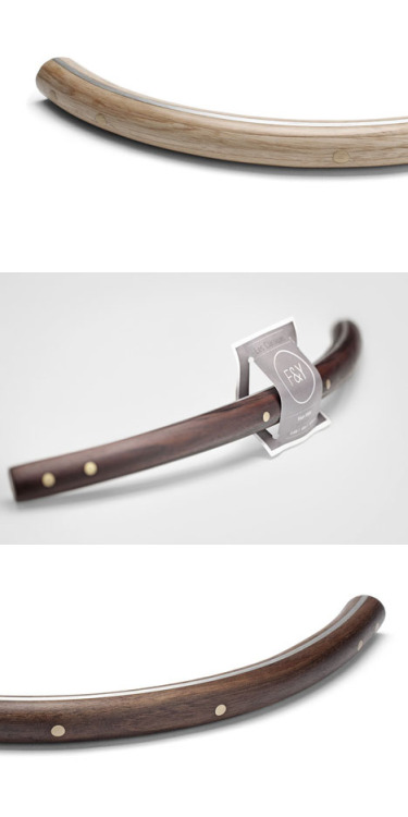 goodwoodwould:  Good wood - beautiful and simple bicycle handlebars by Canadian duo Frederique and Y