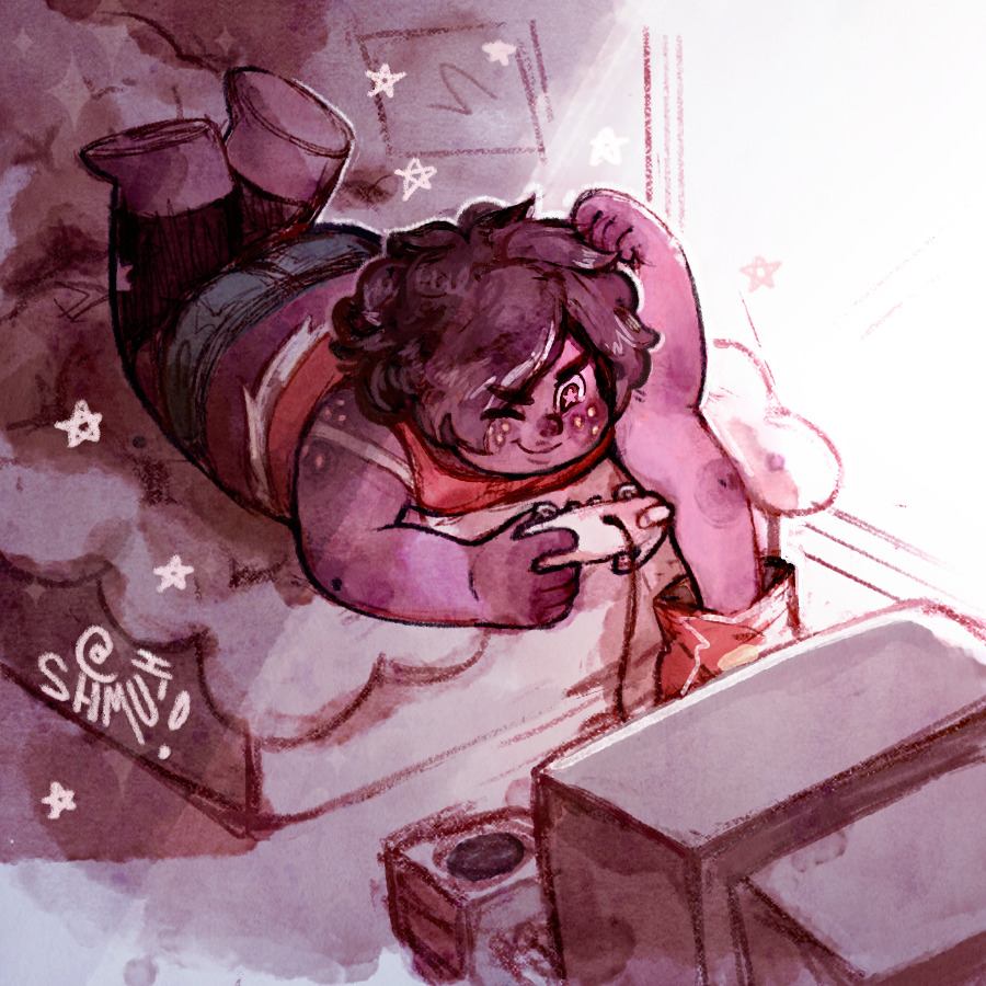 shmu-h:  Steven and Amethyst playing Lonely Blade -  alone, together. follow my