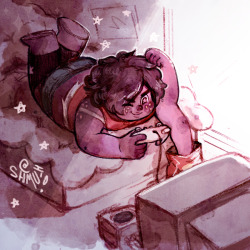 Shmu-H:  Steven And Amethyst Playing Lonely Blade -  Alone, Together. Follow My