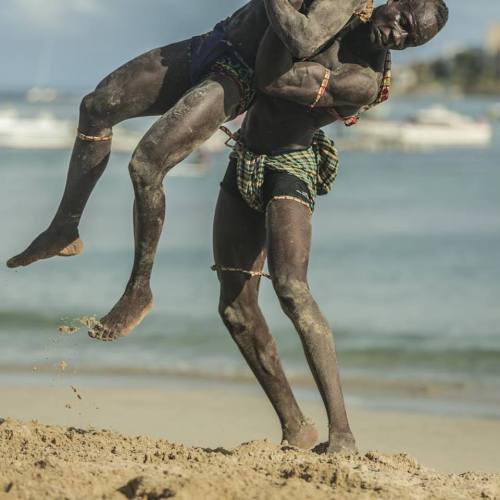 immigrantslenz:  Senegal’s Pride by   Ndumiso Omowale Sibanda   Wrestling is a big sport in Senegal. The well built men get involved in this sport for reasons including bragging rights and also continuing a family tradition. they are aided by all kinds