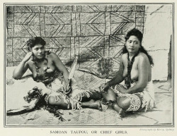 Polynesian woman, from Women of All Nations: A Record of Their Characteristics, Habits, Manners, Customs, and Influence, 1908. Via Internet Archive.