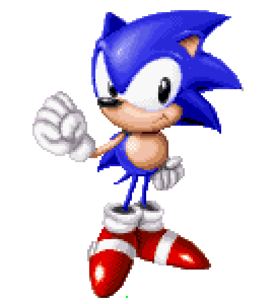 Sonic Art Resources — sonichedgeblog: All of Sonic's standard sprites