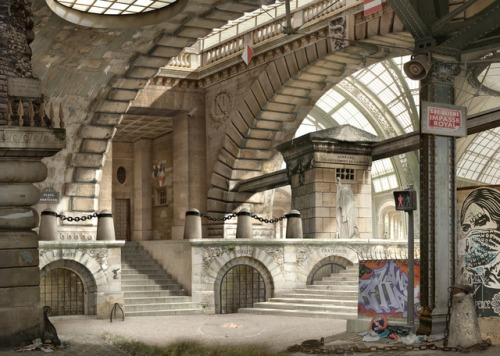 Emily Allchurch (click to enlarge)1. Ghost Towers (after Piranesi)2. Babel Britain (after Verhaecht)