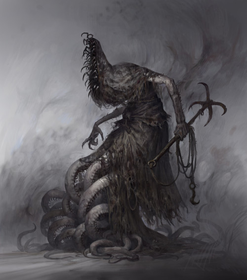fhtagn-and-tentacles:FISHERMAN by Bogdan Rezunenko