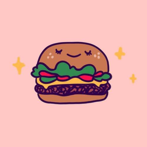 ✨✨ . . . . . #meirl#burger#food#summer#anime#digitalart#art#painting#illustrator#drawing#illustratio