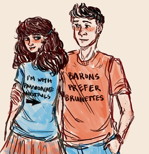 madeonparnasse:  if anyone would have truly terrible couple t shirts, it would be