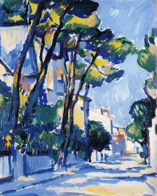 Samuel Peploe - Street Scene, France (c1911)