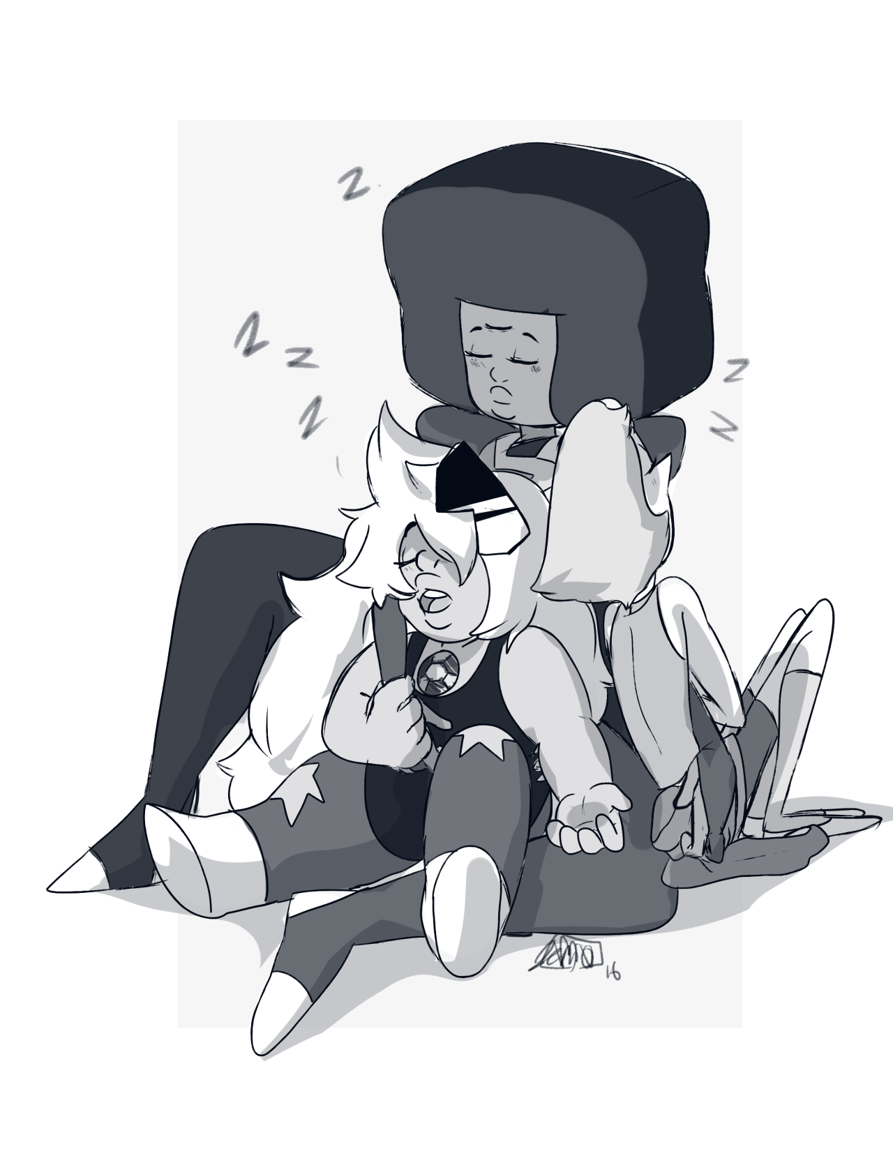 I got so excited for all the new Steven Universe information that I tired myself