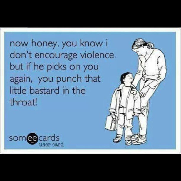 #SelfDefense101 for my niece &amp; nephew. Ain&rsquo;t no little shit out