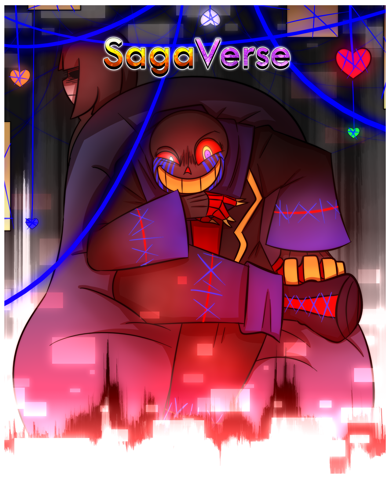 I drew a fanart: Error Sans - Undertale AU #undertale : r/Undertale