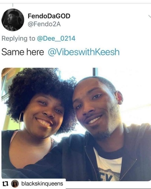 globalriseofblackpeople:Healthy black men and women do love each other. It’s the broken and the hurt that perpetuate the stereotypes and message that we don’t.