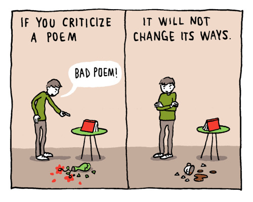incidentalcomics:Understanding Poetry (after Mark Strand)This comic appears in my new book, I WILL J
