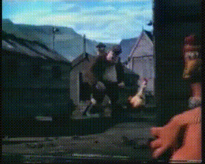 Here Are Some Test Scenes Showing Ginger Running Away While Mr. Tweedy Is Using A Gun (perhaps This Was