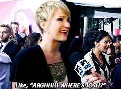 Jennifer showing her love to Josh