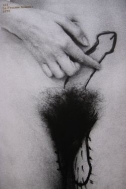 cacophagy:  Annette Messager - La Femme Homme