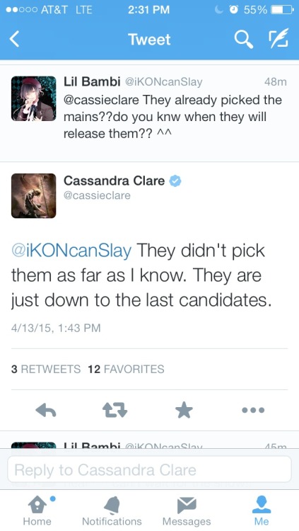 shadowhunters-official: Okay I’m assuming that means that they are working on call backs, so u