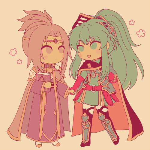 lyon and eirika matching ponytail